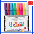 8 Colors set PVC package vibrant colors liquid chalk ink valve marker